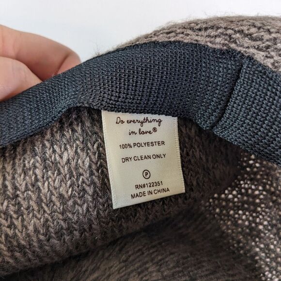 Do Everything In Love Wide Brim Boho Hat Ribbon Trim Brown EUC - Picture 6 of 7